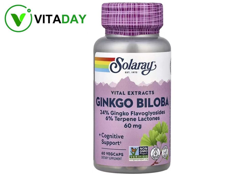 Solaray Ginkgo Biloba гинкго билоба