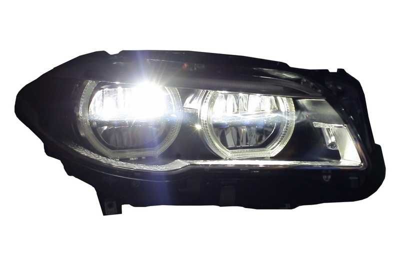 Фарове Full LED за BMW Серия 5 F10 F11 2011/2013 с ангелски очи  А295