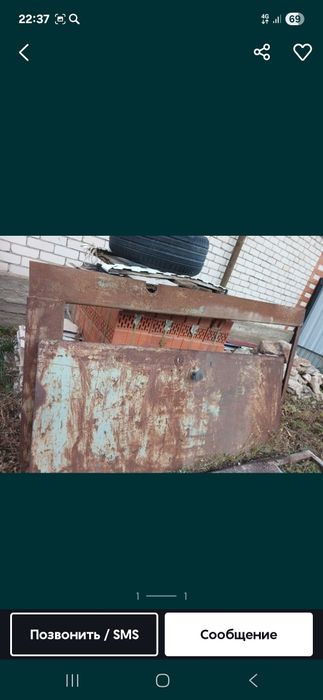 Продам   металлическая  дверь.