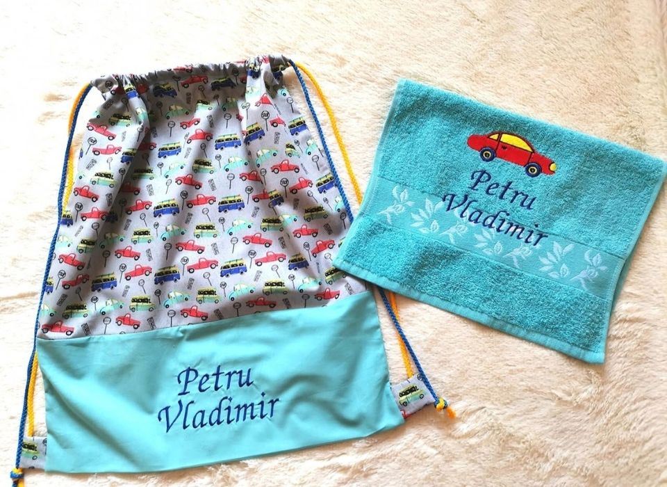 Săculeț personalizat creșă, grădiniță