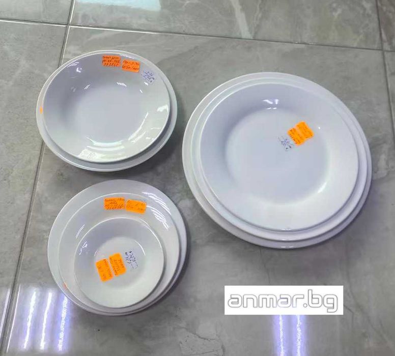 Порцеланови чинии, различни размери 15см,18см,20см,23см,26см,30см