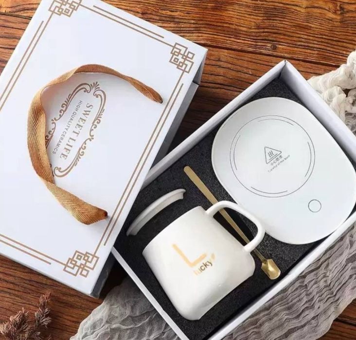 Подогреватель посуды с кружкой