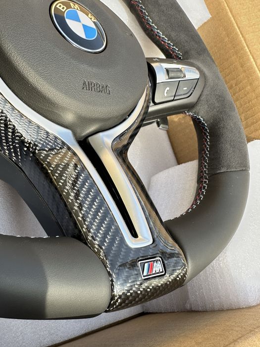 *ТОП ЦЕНА* BMW M Performance волан с алкантара и карбон f30, f10 x3 x5