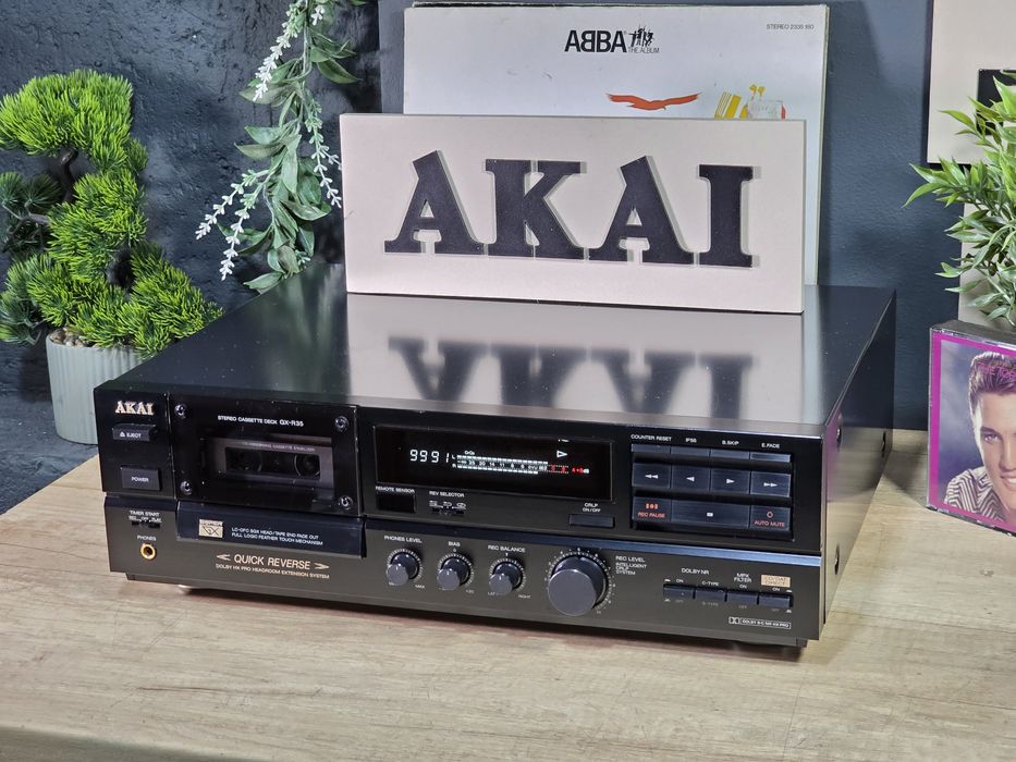 Casetofon deck AKAI GX-R35, autoreverse,  bias,  cd direct dat , japan