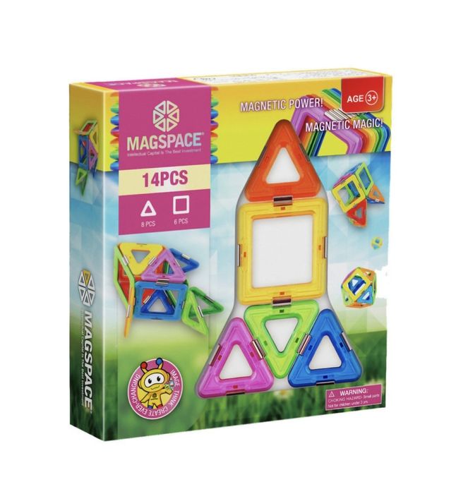 Magspace 14 Piese Joc Magnetic Educativ