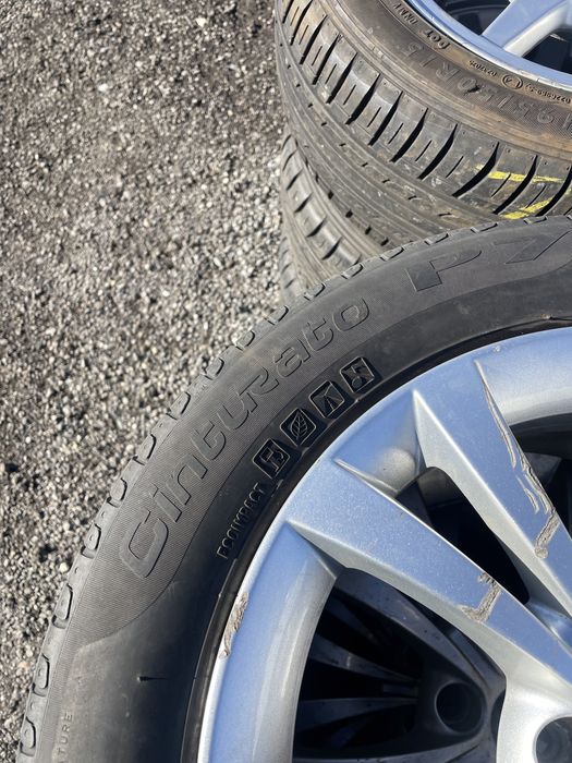 205/55/16 PIRELLI 4бр. 4.5-5мм с джанти ALFA ROMEO