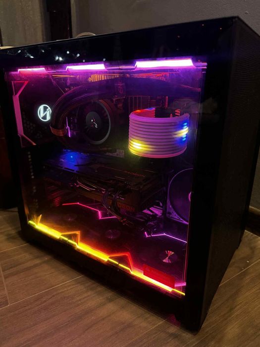 Гейминг компютър Ryzen 5 5600G | 16GB RAM | RGB | Водно охлаждане