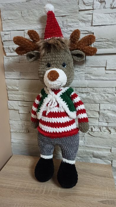 Плюшено коледно еленче