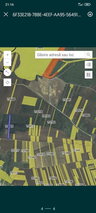 Negrești Vaslui teren de vânzare 11900m