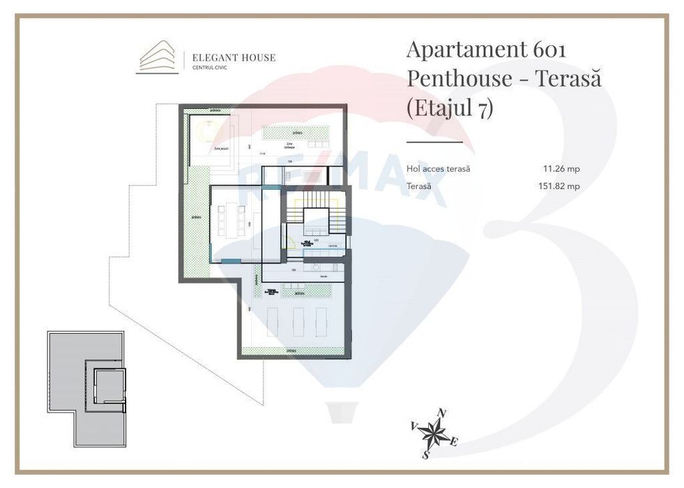 Penthouse de lux cu rooftop și lift privat I Elegant House Brașov