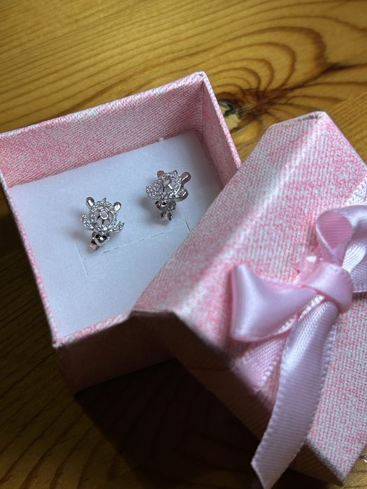 Сребърни обеци ,, Костенурка’’