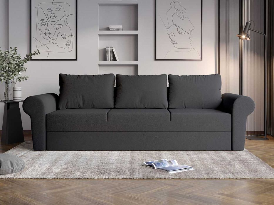 Canapea Extensibila Maroc Gri Antracit-Transport Gratuit in 4-10 zile