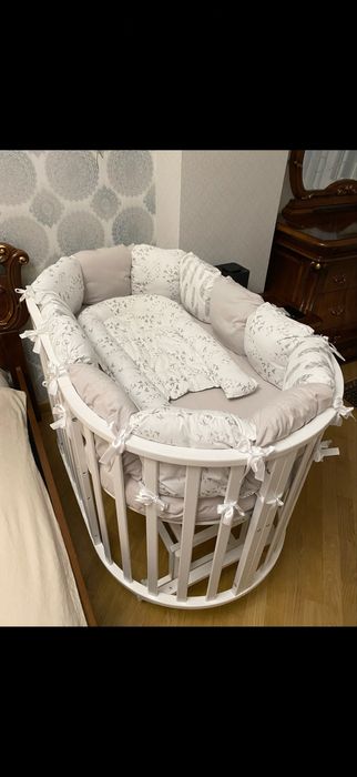 Манеж белый, полный комплект