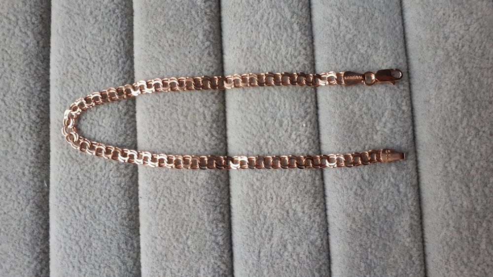 кардинал браслет, красный золото 585-проба,