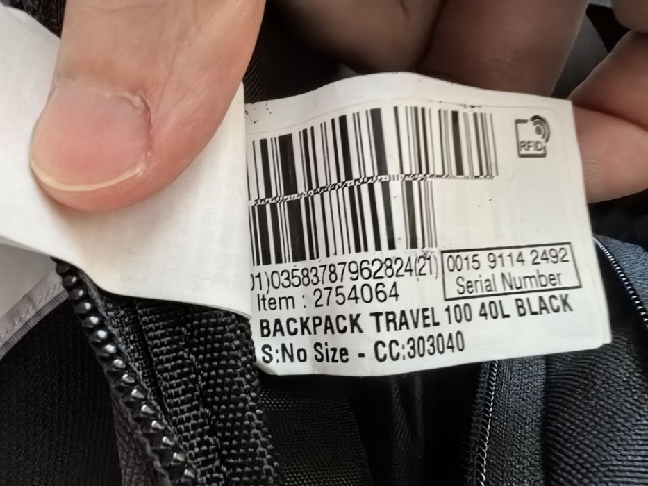 Rucsac FORCLAZ 40L TRAVEL 100 Backpack
