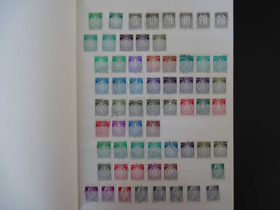 Germania DDR - Clasor cu timbre stampilate uzuale (Lot 336)
