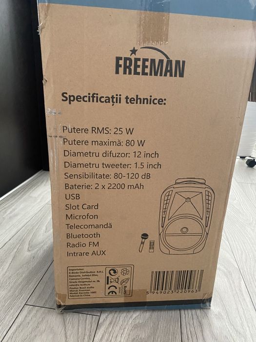 Freeman boxa bluetooth