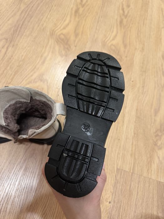 Зимние ботинки для девочки 32 размер, с мехом