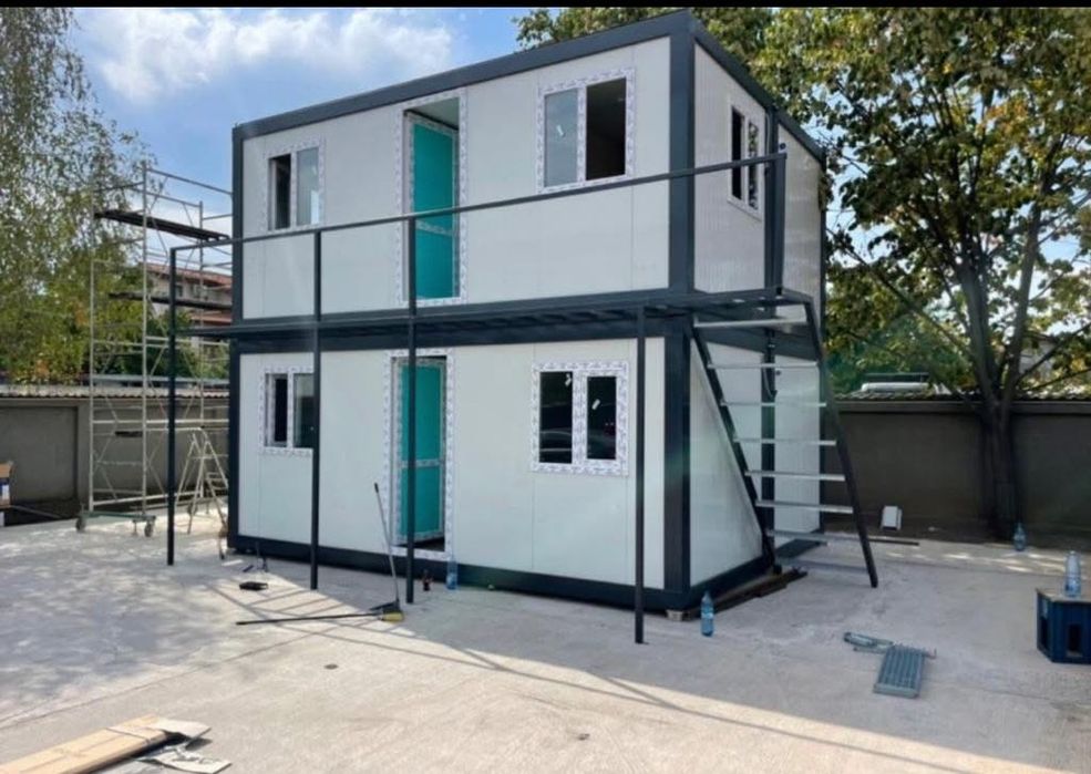 Container modular  Container pentru santier  container tip showroom