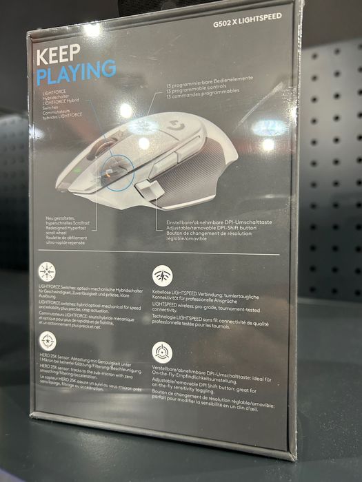 Промоция! Мишка Logitech G502 X Lightspeed, Wireless - бяла