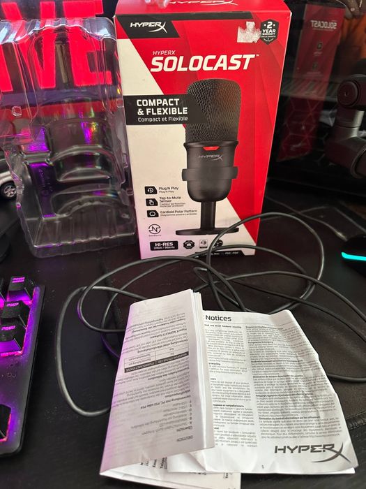 Продам микрофон HyperX SoloCast
