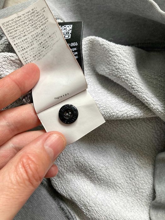 Оригинален Stone Island мъжки сив суитчър суичър размер XL