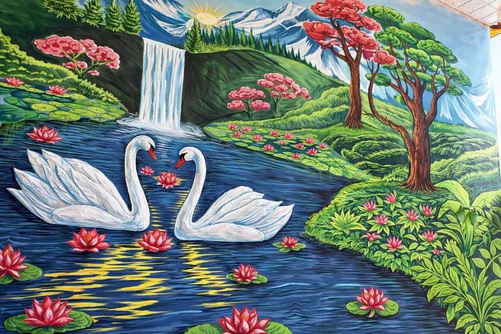 Devorga rasm chizaman