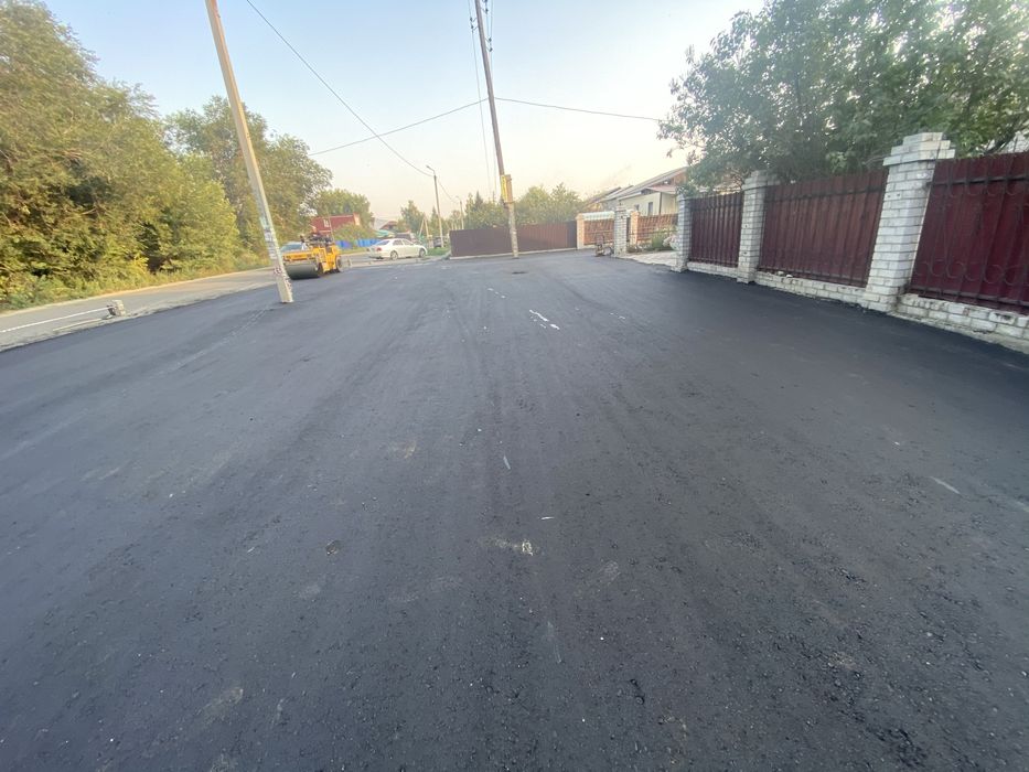 Укладка асфальта.