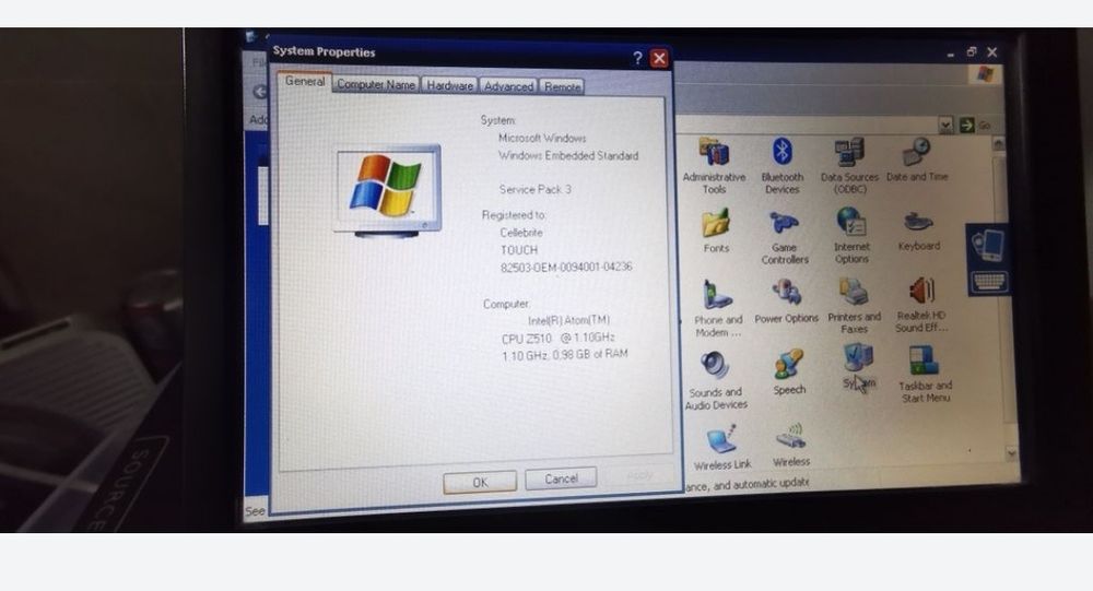 Vand cellebrite touch