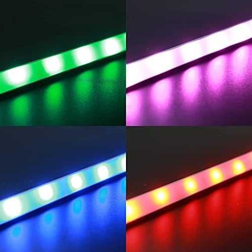 Нови 6 броя алуминиев профил 1 метър за LED ленти Капак осветление