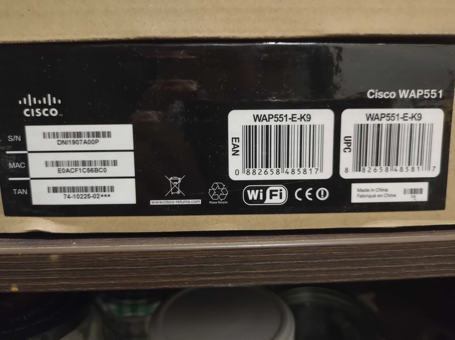 Cisco WAP551 Wireless Access Point, рутер