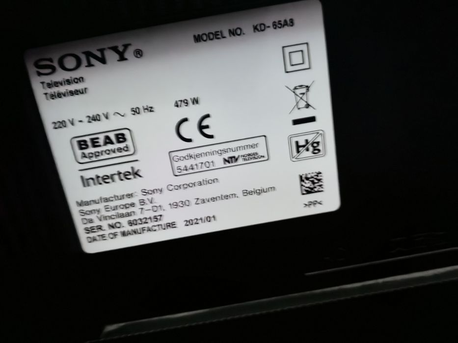 Televizor Sony 165cm