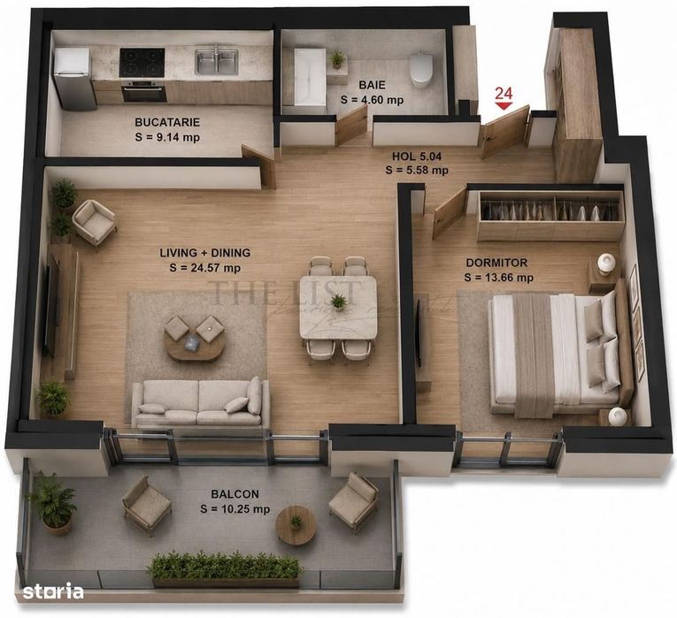Apartament cu 2 camere | Ansamblu rezidential Tandala 6 | MIhai Bravu