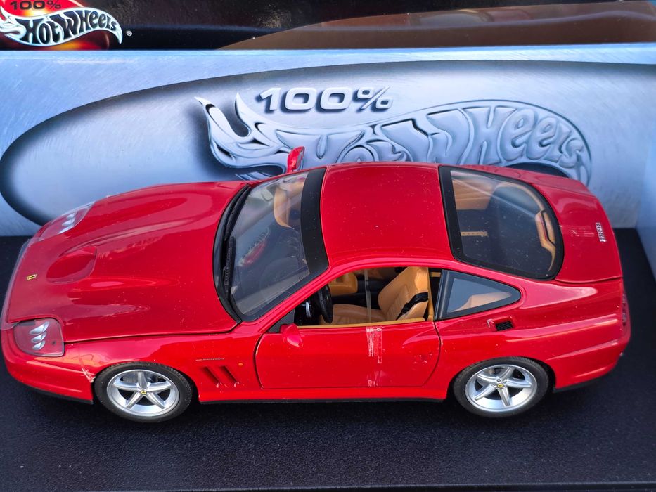 Macheta Auto 1/18 Hotwheels Ferrari 575 MM