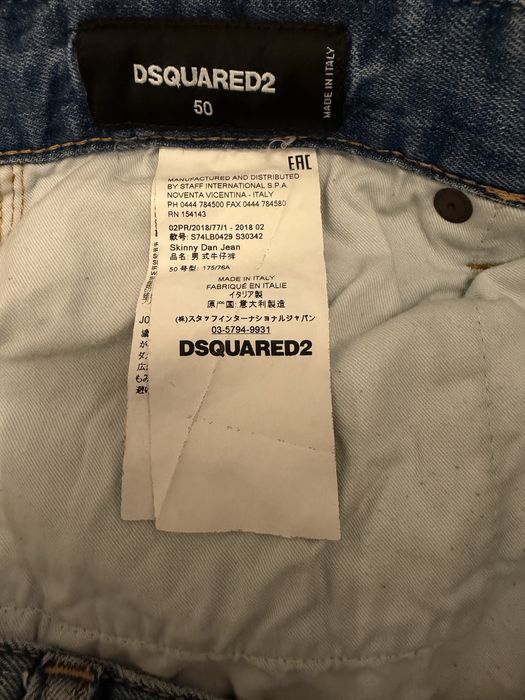Vand pantaloni / blugi Dsquared2 50 Autentici
