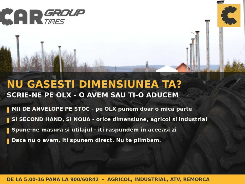 ANVELOPE 6.5/80-15 6.50-15 65/80-15 6.5 80 15 BKT Cauciucuri Remorca Utilaj Agricol Implement SH GARANTIE