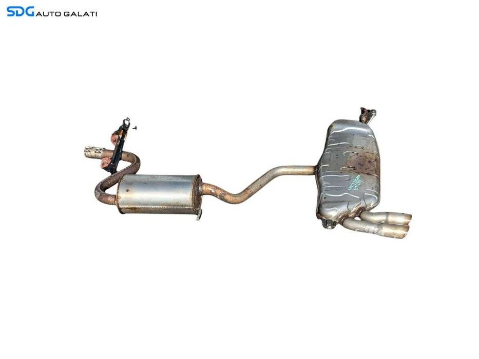 Ansamblu Complet Evacuare Toba Tobe Teava Esapament Intermediara Finala Volkswagen Golf 6 1.4 TSI CAXA 2008 - 2013 Cod 1K0119AT 1K0253411BK [LC2141SOS]