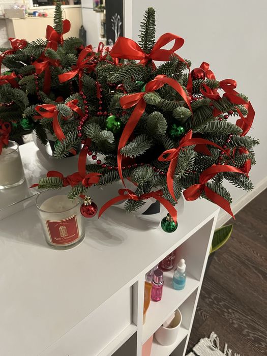 Новогодние композиции из нобилиса