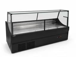 Vitrina frigorifica orizontala MODX250, 250cm, sticla fixa, inox, LED
