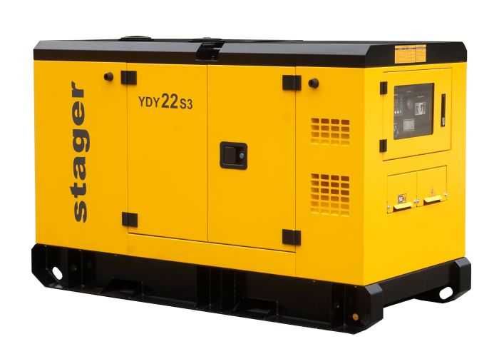 Generator Curent Stager YDY22S3 Putere 22kVA, 29A, 1500rpm, Trifazat