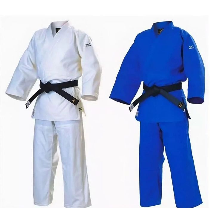 Кимоно дзюдо белый и синий