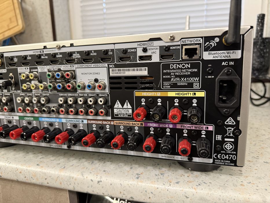 Denon AVR-X4100W Качествен ресивър