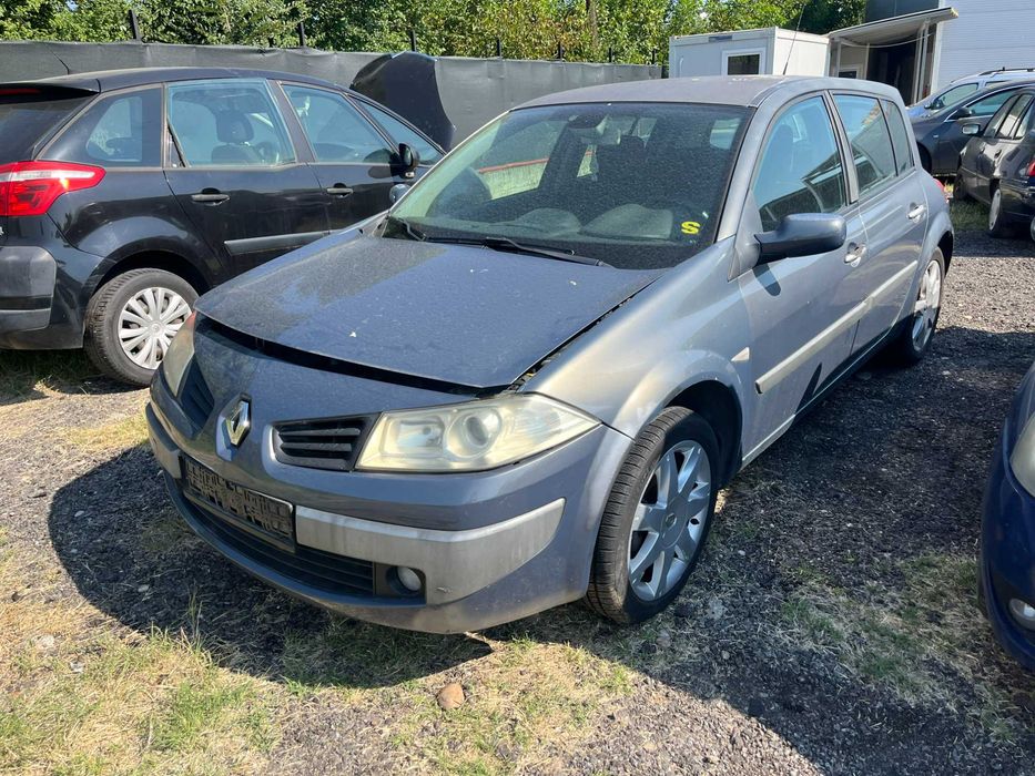 Dezmembrez Renault Megane 2 facelift 1,9 TDI cutie automata 2007 gri bleo