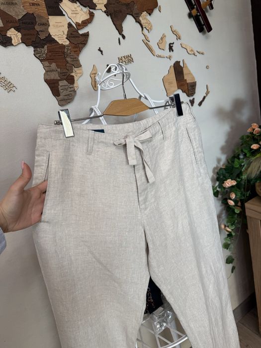 Мъжки Ленен панталон лен 34 м m l л