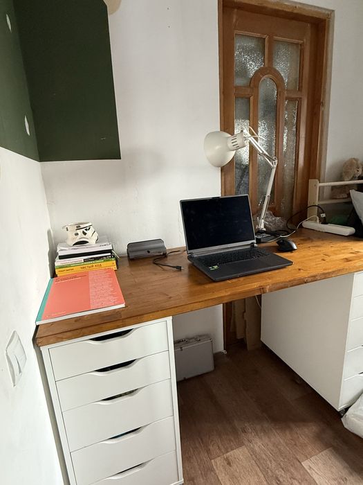 Стол с тумабами икеа