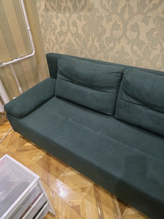 Диван сафа тёно зеленный