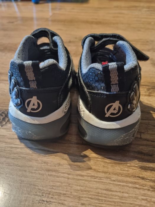 Geox Marvel (Black Panther) pantofi sport cu velcro si lumini