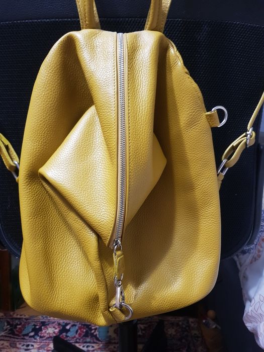 Раница естествена кожа Lavorazione artigianale