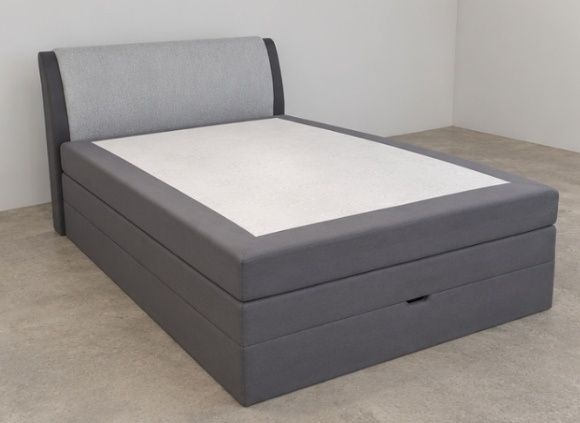 Pat Dormitor Boxspring 140/200 cu ladă de depozitare
