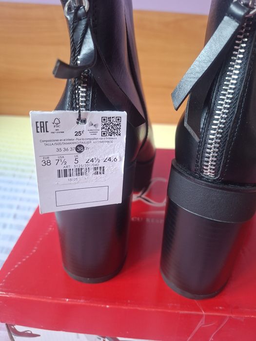 Vând Ghete Damă Bershka Piele Naturala Mărimea 38 Noi